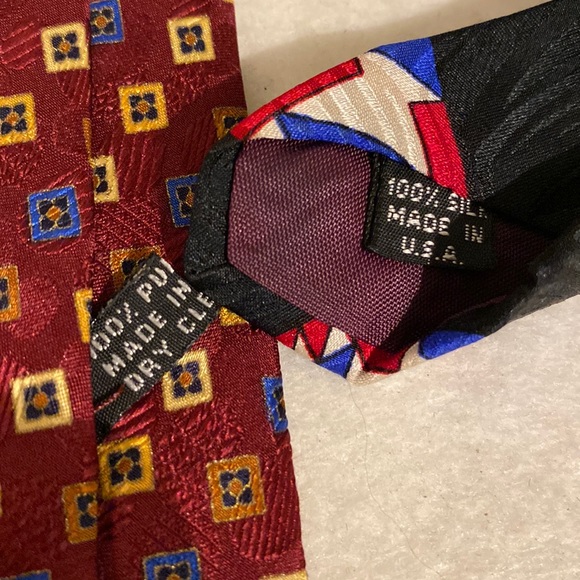 Pierre Balmain & Stefano Ricci mens  silk slim  tie lot of 2 - Picture 15 of 17